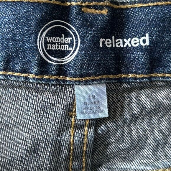 NWT … WONDER NATION “Size: 12 Husky” Relaxed Jeans - Picture 5 of 5